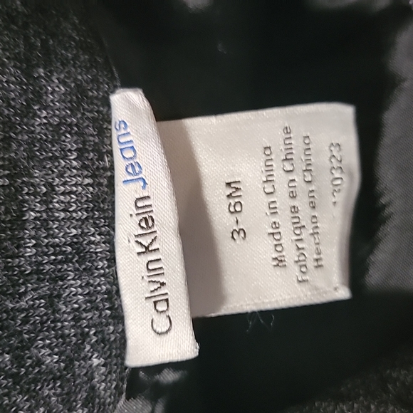 Calvin Klein Jeans NWT Infant Baby Fleece Jacket Lined Full Zip - Picture 7 of 8